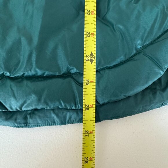 Lululemon Goose Down For a Run Quilted Puffer Pullover Forage Teal Size 6 Active - Picture 12 of 16